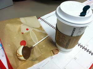 Chai lattes and cake pops just make me happy.